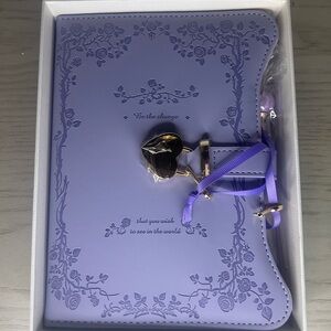 Purple Floral Kids Journal